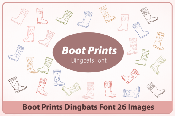 Boot Prints: A Playful Dingbat Font for Campaigns
