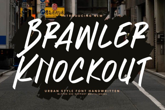 Brawler Knockout: The Bold Handwritten Font for Impact