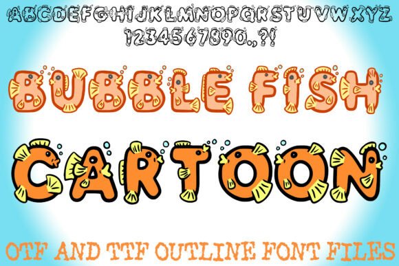 Bubble Fish Cartoon Font Review for Marketers