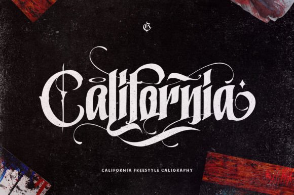 California Style: A Bold Blackletter Font for Brands