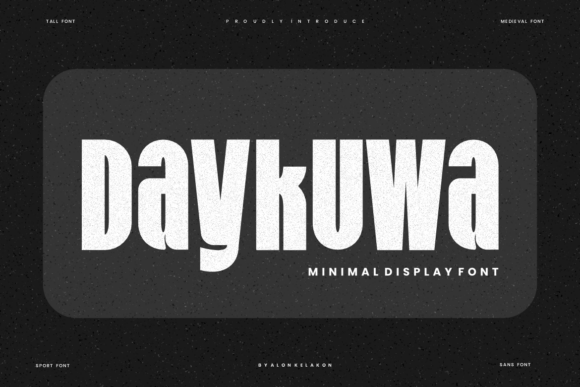 Daykuwa: A Bold Sans Serif Font for Modern Brands