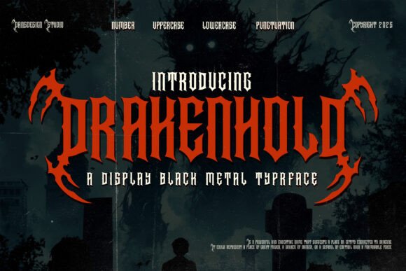 Drakenhold: A Bold Blackletter Font for Impact