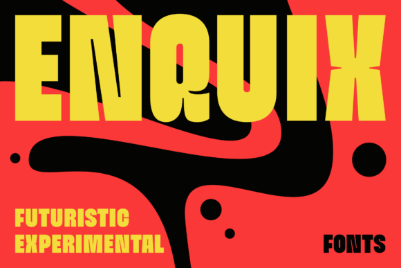Enquix: A Bold Sans Serif Typeface for Web Design