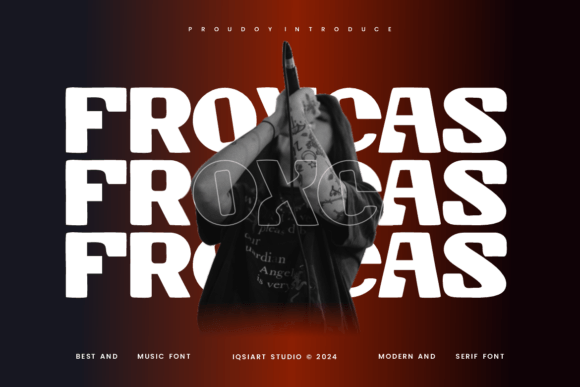 Froxcas: A Bold Sans Serif Font for Modern Branding