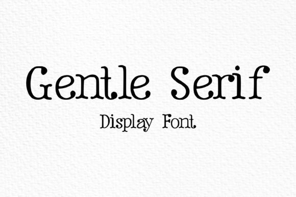 Gentle Serif: A Versatile Typeface for Editorial Design