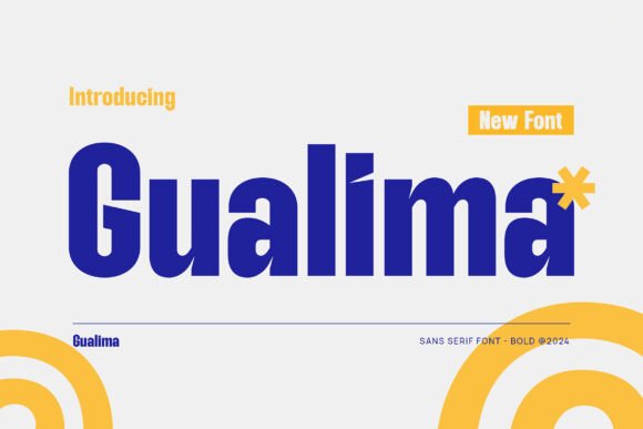 Gualima: The Bold Sans Serif Font for Marketers