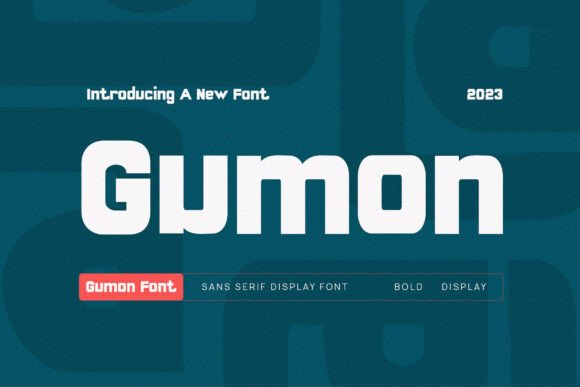 Gumon: A Bold Typeface for Modern Editorial Design