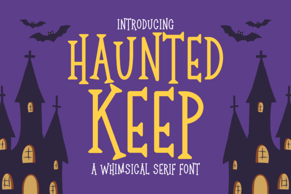 Haunted Keep: A Serif Font for Editorial Design