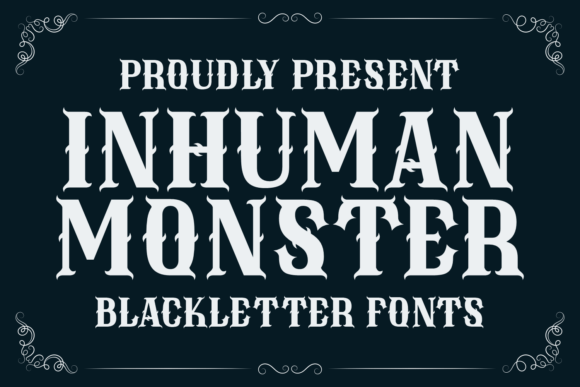 Inhuman Monster Font Review for Campaigns