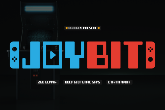 Joybit: A Bold Sans Serif Font for Digital Design