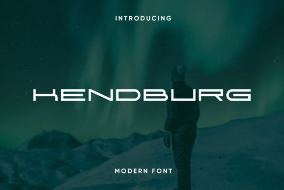 Kendburg: A Modern Sans Serif Font for Digital Design