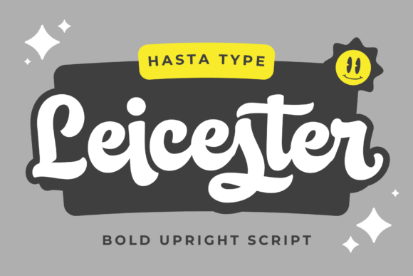 Leicester Typeface: Bold Script for Makers
