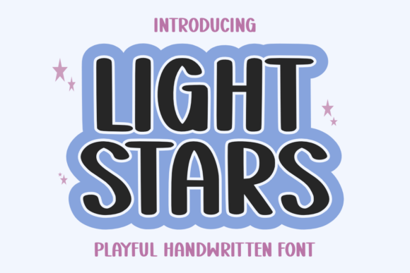Light Stars Font: A Dreamy Editorial Choice