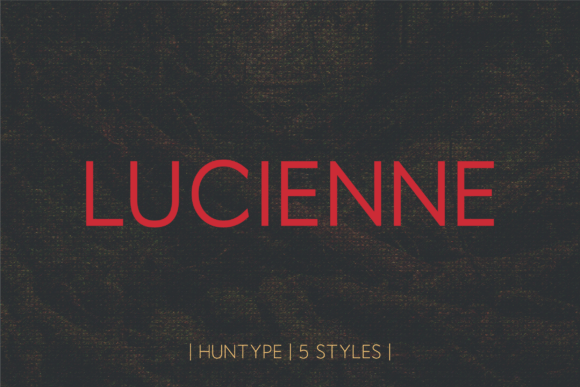 Lucienne: A Modern Sans Serif Typeface for Editorial Design