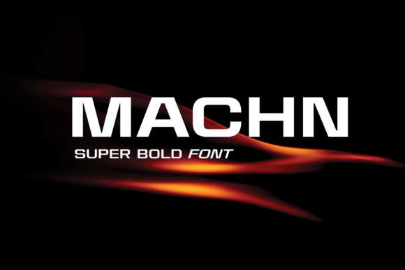 Machn: The Bold Sans Serif Typeface for Impact