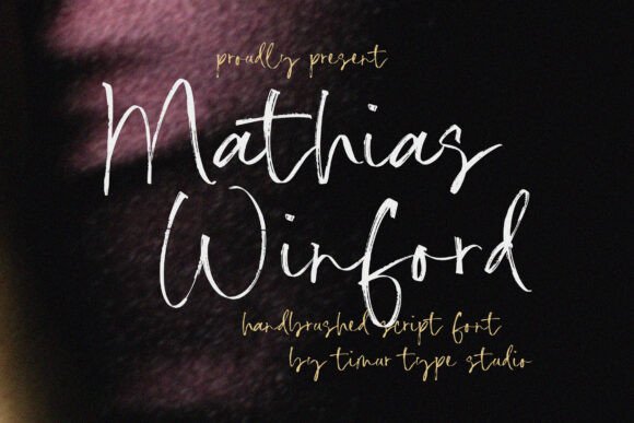 Mathias Winford: A Bold Script Font for Branding