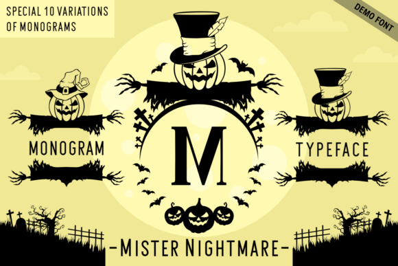 Mister Nightmare Demo: A Spooky Serif Font for Web Design