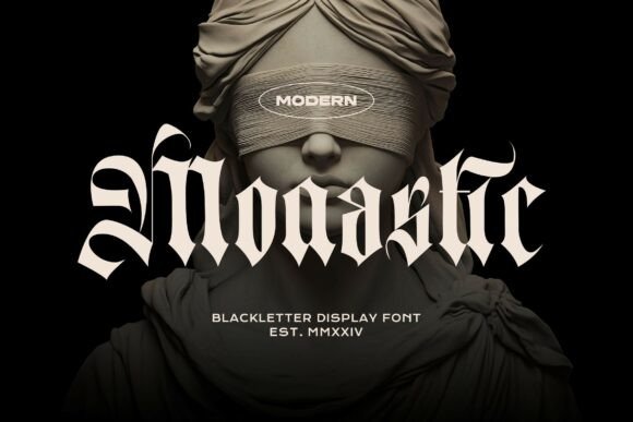 Monastic Font: A Bold Blackletter for Makers