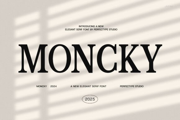 Moncky Serif Font for Crafters