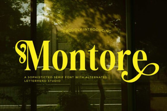Montore: A Serif Typeface for Elegant Branding