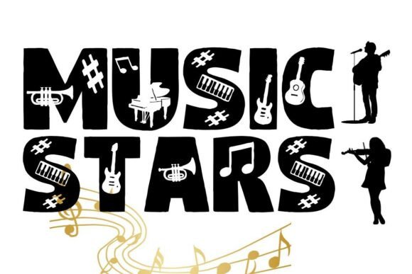Music Stars Instruments Edition: A Playful Display Font