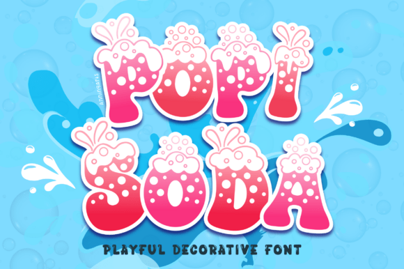 Popisoda1: A Playful Typeface for Bold Branding