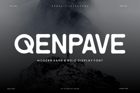 Qenpave Typeface Review: Bold Sans Serif for Branding