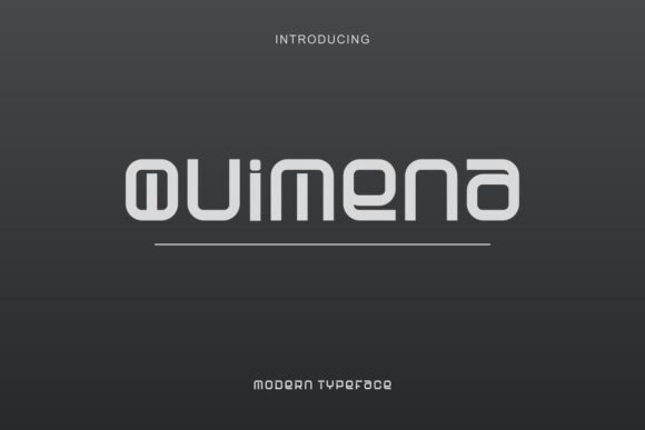 Quimena: A Bold Serif Typeface for Digital Design
