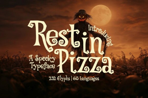 Rest in Pizza: A Quirky Serif Font for Bold Branding