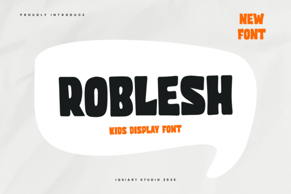 Roblesh: A Bold Display Font for Editorial Clarity