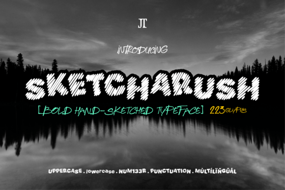 Sketcharush: A Bold Display Font for Web Design