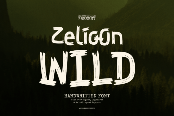 Zelioon Wild: A Bold Typeface for Authentic Brands