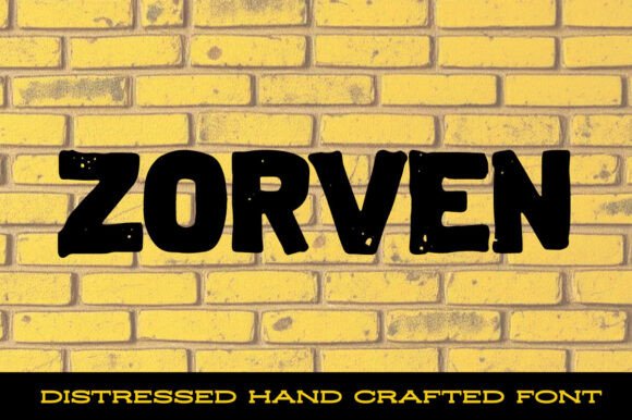 Zorven: A Hand-Drawn Sans Serif Font for Authentic Brands